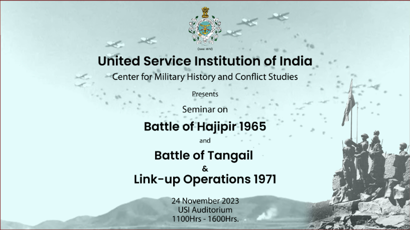 Seminar on the Battle of Hajipir (1965) and the Tangail Airborne/Link up operations (1971)